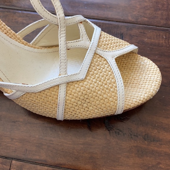 PRADA Wedge Sandals Straw / Raffia - Size 41 - Picture 8 of 16